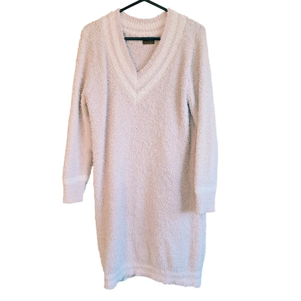 Pol pink fleece sweater dress size medium